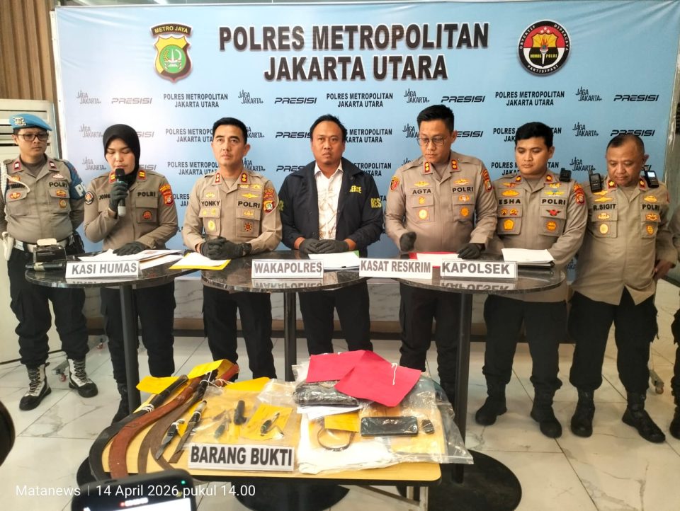 15 Kasus Terungkap, 26 Tersangka Dibekuk di Jakarta Utara