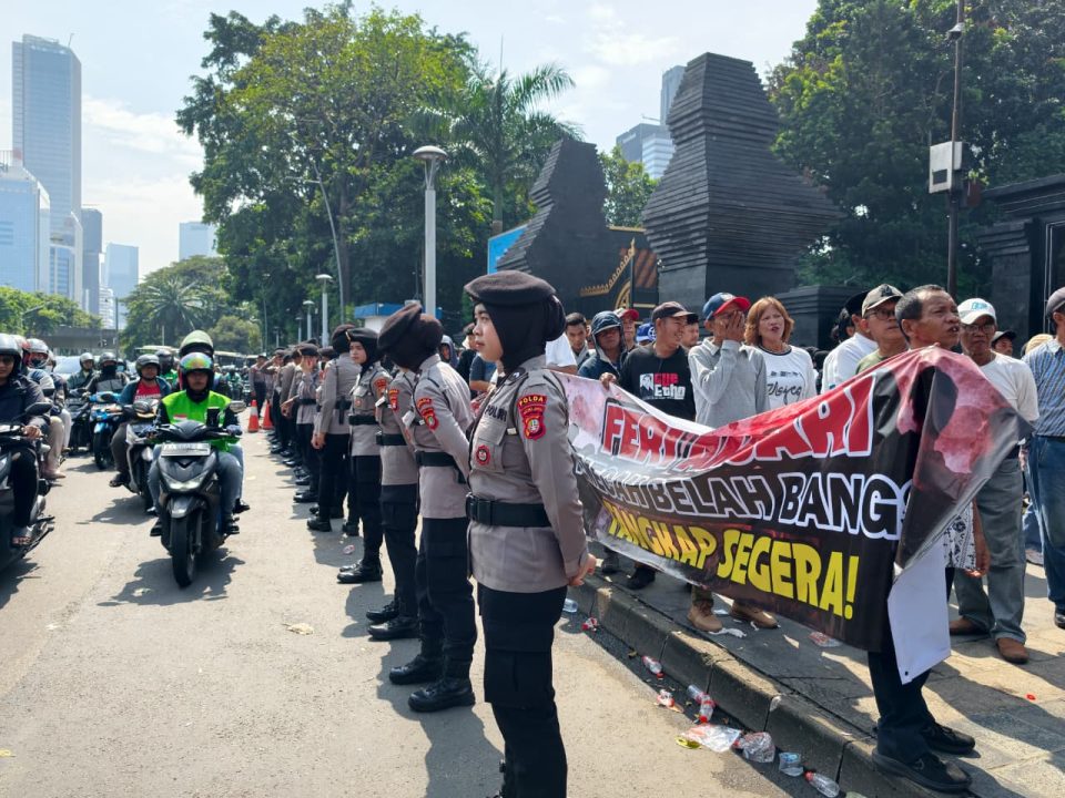 Polwan Dilibatkan dalam Pengamanan Aksi Tani Merdeka