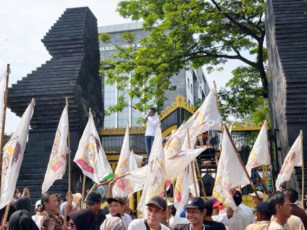 Polwan Dilibatkan dalam Pengamanan Aksi Tani Merdeka