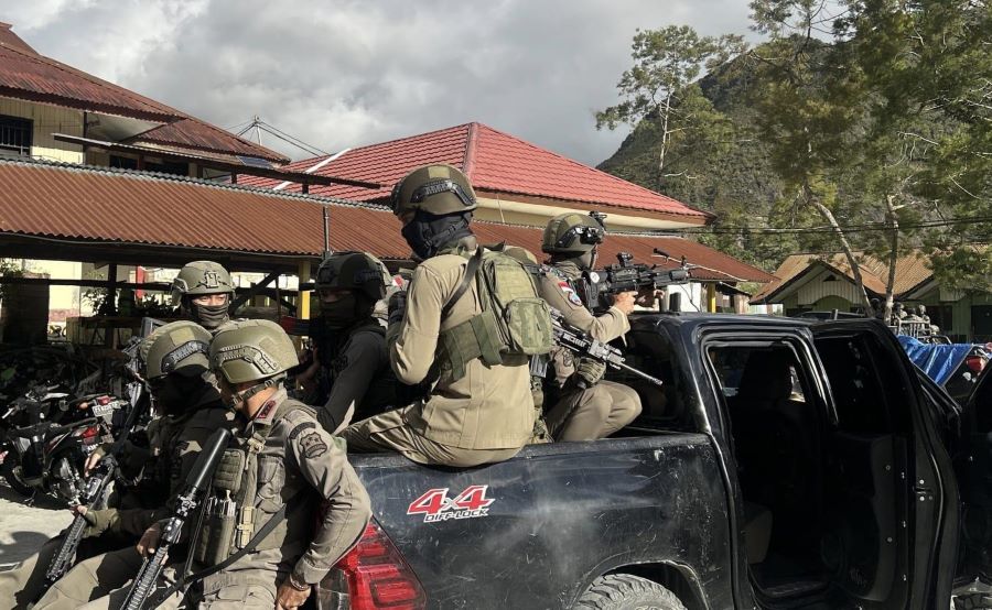 atu Anggota KKB Puncak Jaya Berhasil Dilumpuhkan Satgas Ops Damai Cartenz