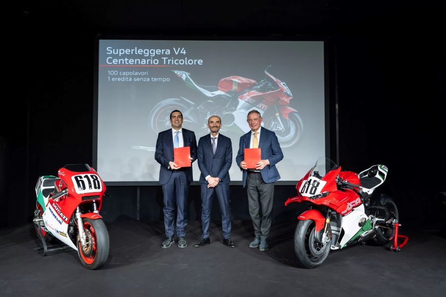 Ducati Perkenalkan Motor Edisi Terbatas Superleggera V4 Centenario Tricolore