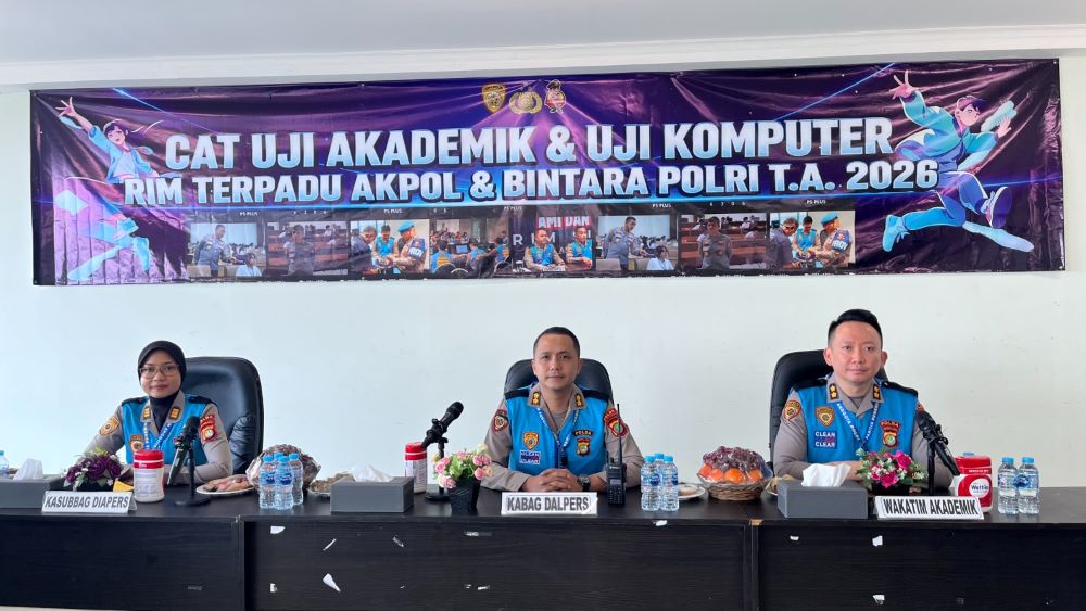 Seleksi Akpol 2026 Peserta  Mengikuti Test CAT Akademik Berbasis Komputer
