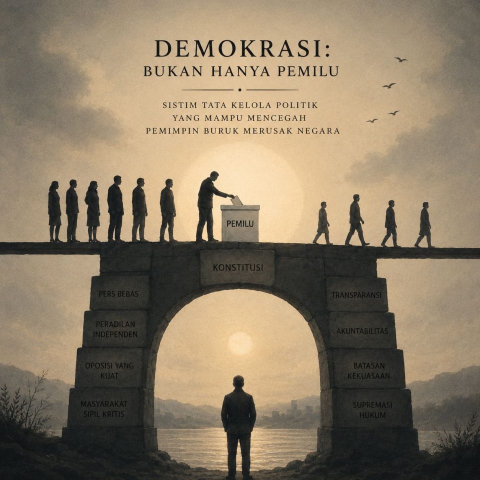 Demokrasi bukan hanya pemilu